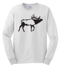 Bull Bugle Elk Long Sleeve T-Shirt