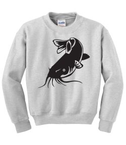 Catfish Feeding Crew Neck Sweatshirt - MENS Sizing