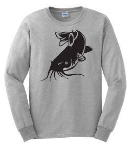 Catfish Feeding Long Sleeve T-Shirt