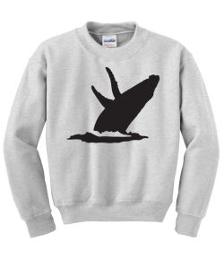 Humpback Breaching Crew Neck Sweatshirt - MENS Sizing