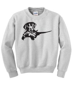 Lab Retreiving Pheasant Crew Neck Sweatshirt - MENS Sizing