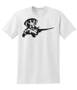 Lab Retreiving Pheasant 50/50 Tee