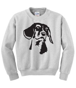 Beagle Portrait Crew Neck Sweatshirt - MENS Sizing