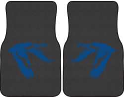 Flying Low Goose Silhouette Car Mats