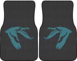 Flying Low Goose Silhouette Car Mats