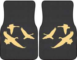 Canadians Eh? Geese Silhouette Car Mats