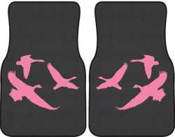 Canadians Eh? Geese Silhouette Car Mats