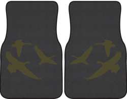 Canadians Eh? Geese Silhouette Car Mats