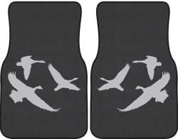 Canadians Eh? Geese Silhouette Car Mats