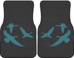 Canadians Eh? Geese Silhouette Car Mats