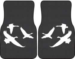 Canadians Eh? Geese Silhouette Car Mats