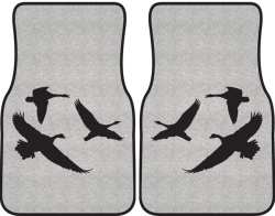 Canadians Eh? Geese Silhouette Car Mats