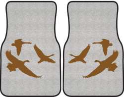 Canadians Eh? Geese Silhouette Car Mats