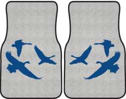 Canadians Eh? Geese Silhouette Car Mats