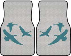 Canadians Eh? Geese Silhouette Car Mats