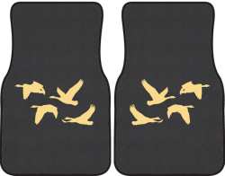 Honker Heaven Geese Silhouette Car Mats
