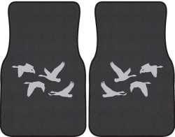 Honker Heaven Geese Silhouette Car Mats