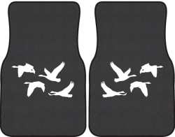 Honker Heaven Geese Silhouette Car Mats