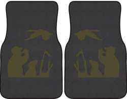 Goose Call Silhouette Car Mats