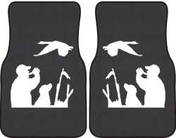 Goose Call Silhouette Car Mats
