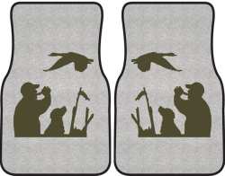 Goose Call Silhouette Car Mats