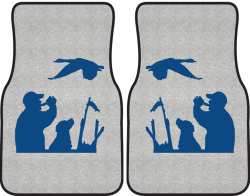 Goose Call Silhouette Car Mats
