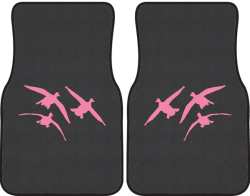 3 Ducks Comin' In Silhouette Car Mats