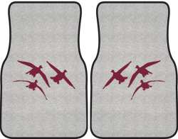 3 Ducks Comin' In Silhouette Car Mats