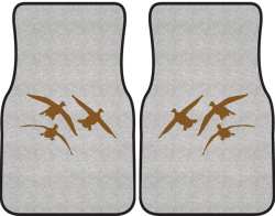 3 Ducks Comin' In Silhouette Car Mats