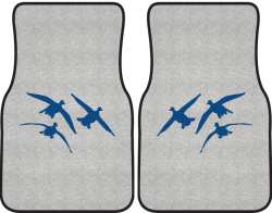 3 Ducks Comin' In Silhouette Car Mats