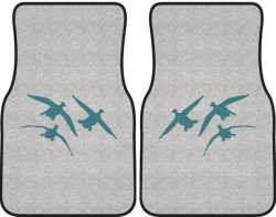 3 Ducks Comin' In Silhouette Car Mats