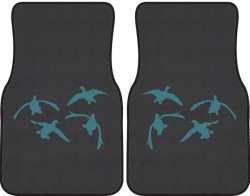 Jukin' Four Ducks Silhouette Car Mats