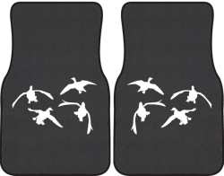 Jukin' Four Ducks Silhouette Car Mats