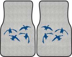 Jukin' Four Ducks Silhouette Car Mats