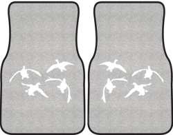 Jukin' Four Ducks Silhouette Car Mats