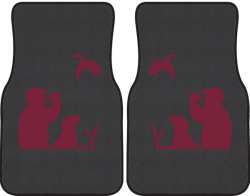 Duck Call Silhouette Car Mats