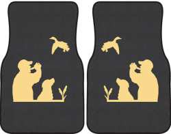 Duck Call Silhouette Car Mats