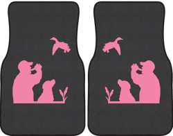 Duck Call Silhouette Car Mats