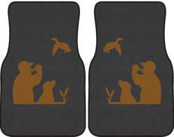 Duck Call Silhouette Car Mats
