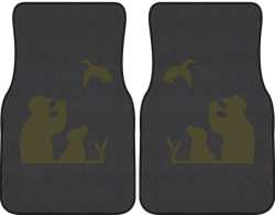 Duck Call Silhouette Car Mats