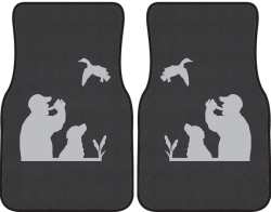Duck Call Silhouette Car Mats