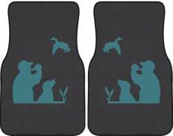 Duck Call Silhouette Car Mats