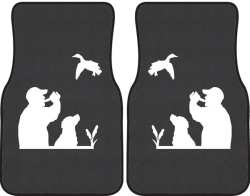 Duck Call Silhouette Car Mats