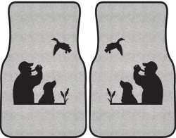Duck Call Silhouette Car Mats