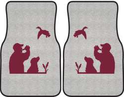 Duck Call Silhouette Car Mats
