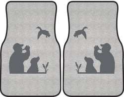 Duck Call Silhouette Car Mats