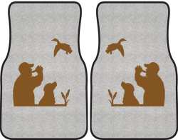 Duck Call Silhouette Car Mats