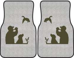 Duck Call Silhouette Car Mats