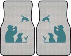 Duck Call Silhouette Car Mats