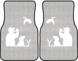 Duck Call Silhouette Car Mats